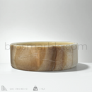 Honey Onyx Marble Vessel Sink