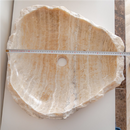 Handcrafted Honey Onyx Translucent Premium Natural Stone Vessel Sink 19x19x5 Inch