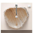 Handcrafted Honey Onyx Translucent Premium Natural Stone Vessel Sink 19x19x5 Inch