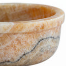 Honey Onyx Round Vessel Sink - 16"x16"x6" - Polished - Model A