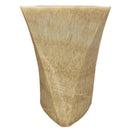 Honey Onyx Hand-Carved Natural Marble Pedestal Stand-Alone Sink 21.5W x 23L x 34H