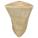 Honey Onyx Hand-Carved Natural Marble Pedestal Stand-Alone Sink 21.5W x 23L x 34H