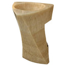 Honey Onyx Hand-Carved Natural Marble Pedestal Stand-Alone Sink 21.5W x 23L x 34H