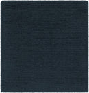 Brockton Solid Dark Blue Wool Rug