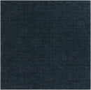 Brockton Solid Dark Blue Wool Rug