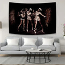 Horror movie character black & sepia tapestry bedroom wall decor