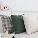 Horse head embroidery pillowcase brown & black living room decor