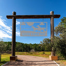 Horse Ranch House Number Sign