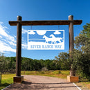 Horse Ranch House Number Sign
