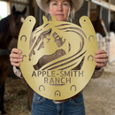 Custom Metal Sign - Personalized Horse Farm Housewarming Plaque