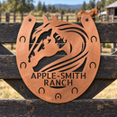 Custom Metal Sign - Personalized Horse Farm Housewarming Plaque