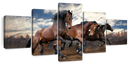 Free Running Horses Wall Art