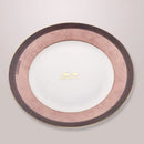 Horsebit pink & brown decorbites bone china tableware set dining room
