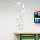 Hourglass with Skull Sign