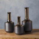 Tervel Charcoal Vase