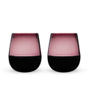 Segunda Vida Rosado Stemless Wine Glasses