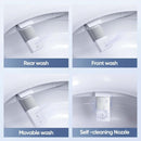 Nuvia Premium High-Power Flush Smart Toilet With Built-In Bidet And Elongated Heated Seat (SAK73926)