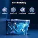 Nuvia Premium High-Power Flush Smart Toilet With Built-In Bidet And Elongated Heated Seat (SAK73926)