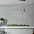 Hanging Crystal Light Fixture for Lobby, Staircase, Stairwell