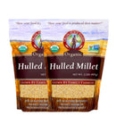 Organic Hulled White Proso Millet | 2 lb | Pack of 2 | Non-GMO | Grain Place Foods