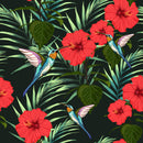 Hummingbird and Leaves Wallpaper