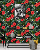 Hummingbird and Leaves Wallpaper