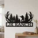 Custom Metal Wall Art - Personalized Hunting Sign
