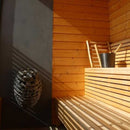 Huum Drop 240V SGS Listed Wall Mount Sauna Heater With UKU Digital Controller & Sauna Stones (SAK43120)