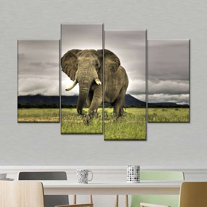 Elephant Landscape Wall Art