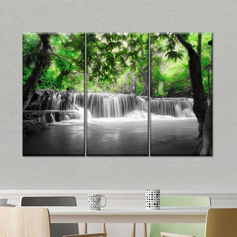 Pop Tropical Waterfall Wall Art