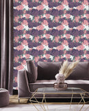 Pink and Lilac Flowers Wallpaper