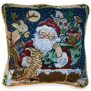 Set of 2 Santa Reading Gifts List Christmas Throw Cushion Pillow Covers