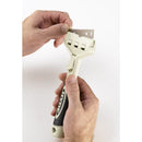 Hyde 4 in. W X 8 in. L Silver Carbon Steel Glass Scraper
