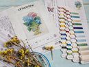 Hydrangea Blooms L8065 Counted Cross Stitch Kit