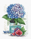 Hydrangea SM-138 Counted Cross Stitch Kit