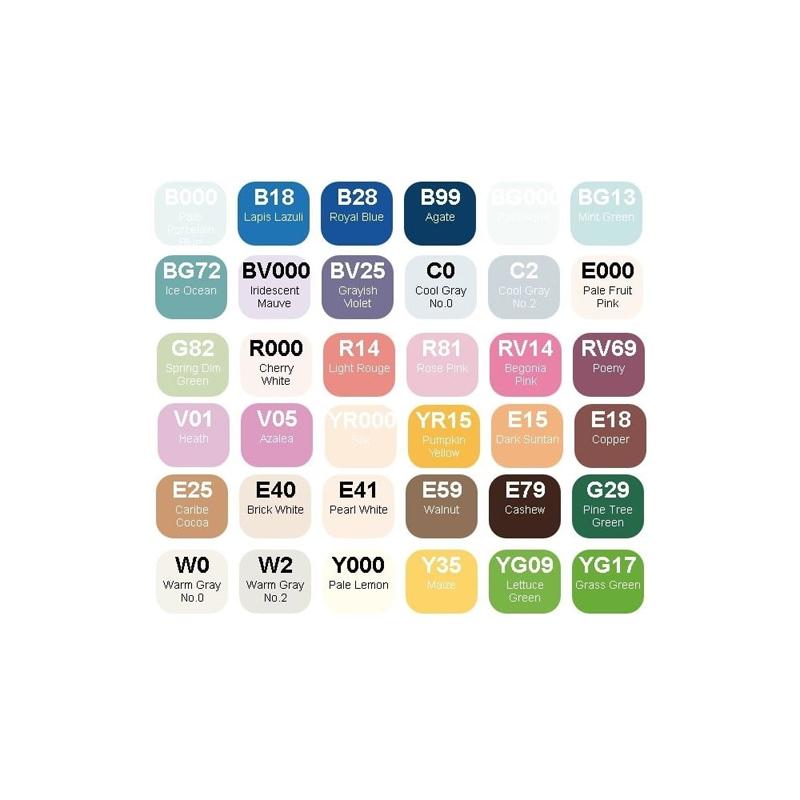 COPIC Ciao Marker 36pc E