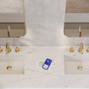 James Martin Myrrin 72" Double Bathroom Vanity, Bright White