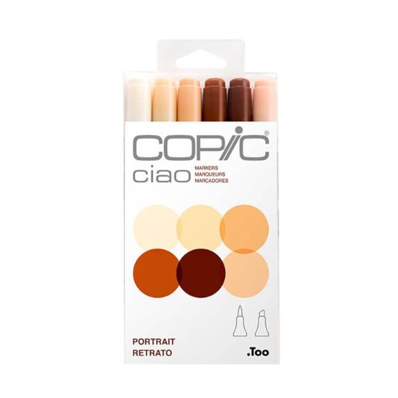 COPIC Ciao Marker 6pc Portrait