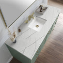 James Martin Chicago 60" Single Bathroom Vanity, Smokey Celadon