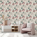 Modish Peonies Wallpaper Tasteful