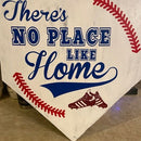 Unfinished Wood Home Plate Baseball Softball Diamond Base Silhouette - Craft- up to 46" DIY