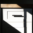 Knurled Matte Black Solid "Texture" Drawer Pulls and Knobs