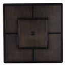 Black Aluminum Fire Table Set with Four Club Chairs