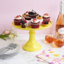 Melamine Cake Stand in Yellow
