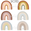 Retro Rainbows - Fabric Nursery Wall Art Decals