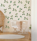 Flowers & Leaves - Fabric Nursery Wall Art Decals