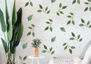 Scandinavian Botanical leaves - Fabric Nursery Wall Art Decals