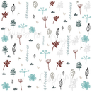Scandinavian Botanical Plants - Fabric Nursery Wall Art Decals