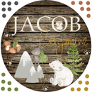 *YOU CREATE* - Wooden Themed Name Tag - Fabric Nursery Wall Art Decals - Personalized By You