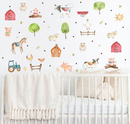 Farm Animals and Friends - Fabric Nursery Wall Art Decals